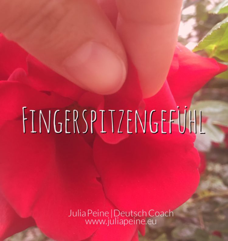 Fingerspitzengefühl | De mooiste Duitse woorden | Deutsch Coach | Utrecht | Leidsche Rijn