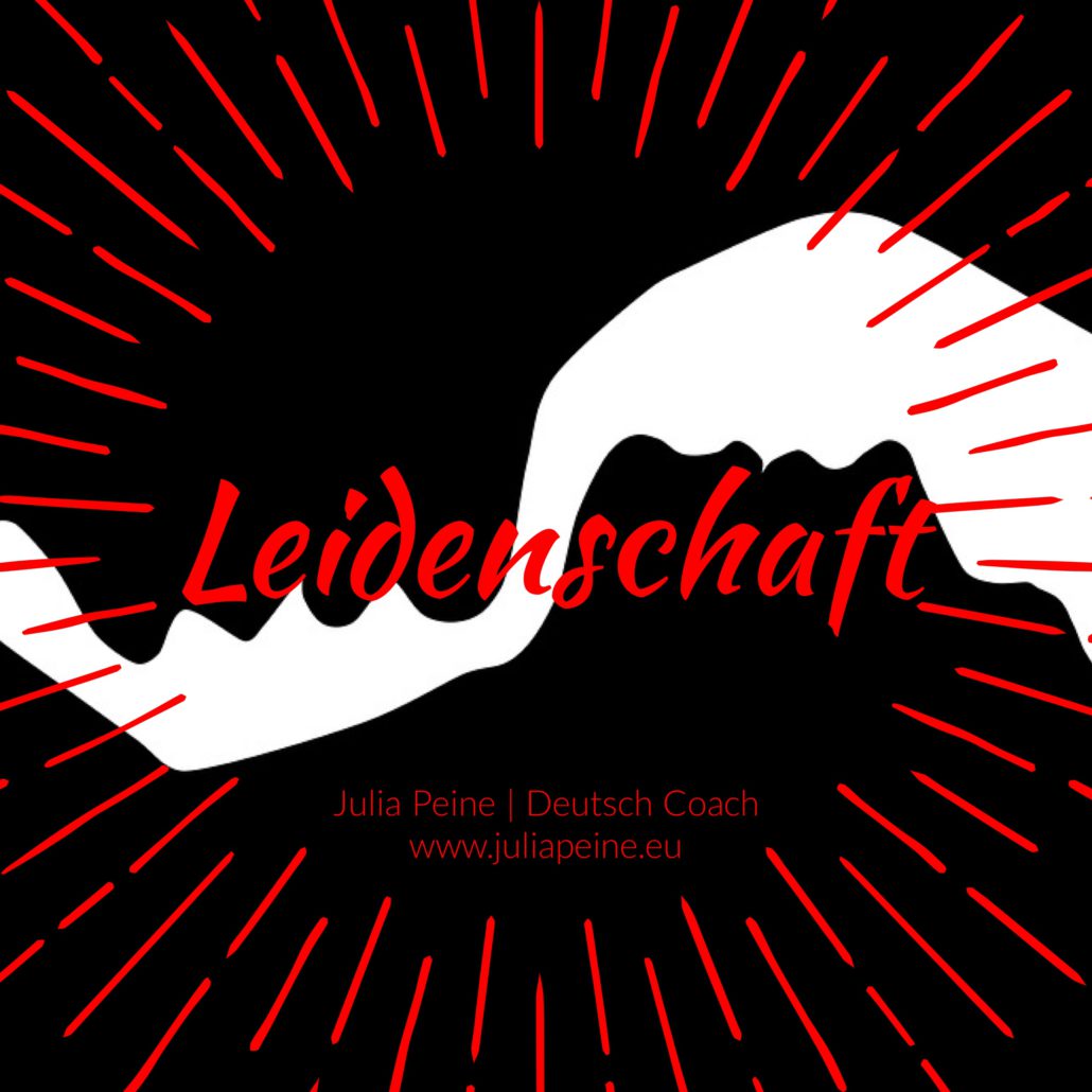 Leidenschaft | De mooiste Duitse woorden | Julia Peine Deutsch Coach | Utrecht | Leidsche Rijn
