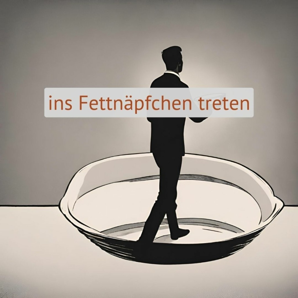 ins Fettnäpfchen treten | De mooiste Duitse uitdrukkingen | Julia Peine Deutsch Coach | Utrecht | Leidsche Rijn