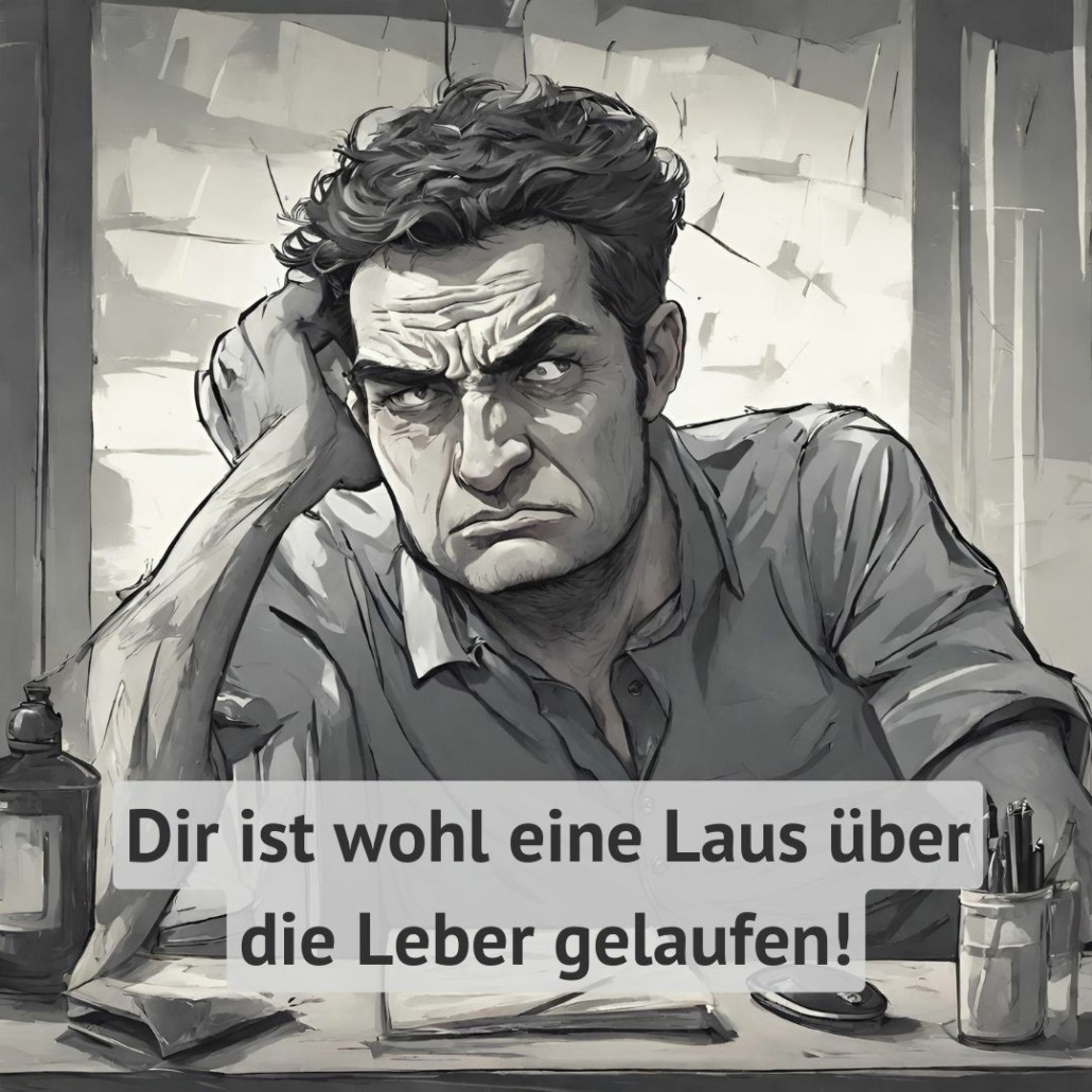 Dir ist wohl eine Laus über die Leber gelaufen | De mooiste Duitse uitdrukkingen | Julia Peine Deutsch Coach | Utrecht | Leidsche Rijn