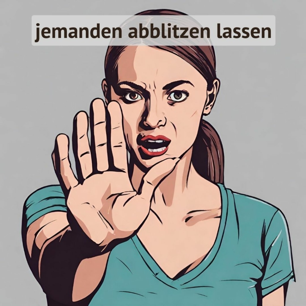 jemanden abblitzen lassen | De mooiste Duitse uitdrukkingen | Julia Peine Deutsch Coach | Utrecht | Leidsche Rijn